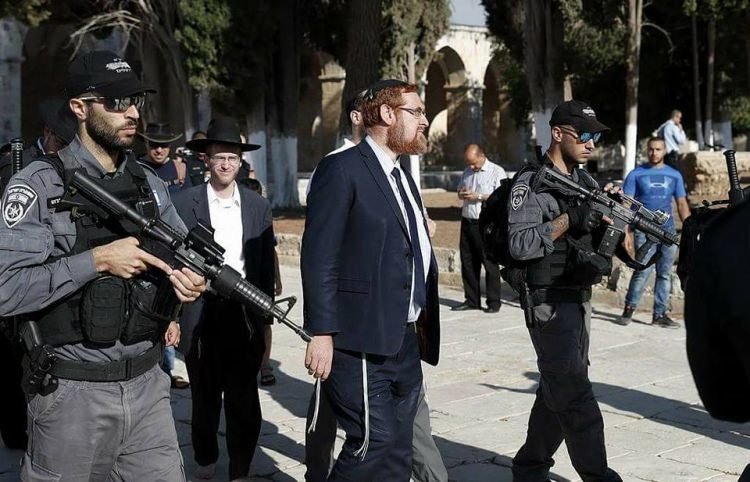 Yahudi Milletvekillerinin Mescid-i Aksa’ya girişi