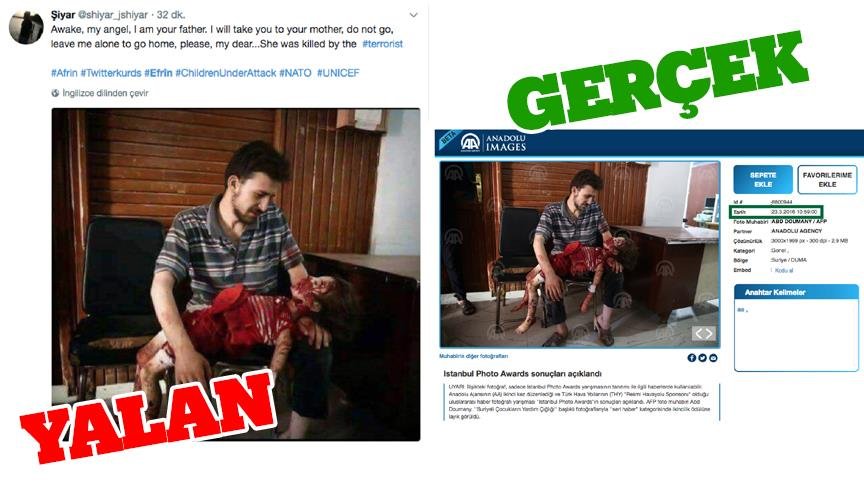 AA’dan ödüllü fotoğrafı yalanlarına alet ettiler