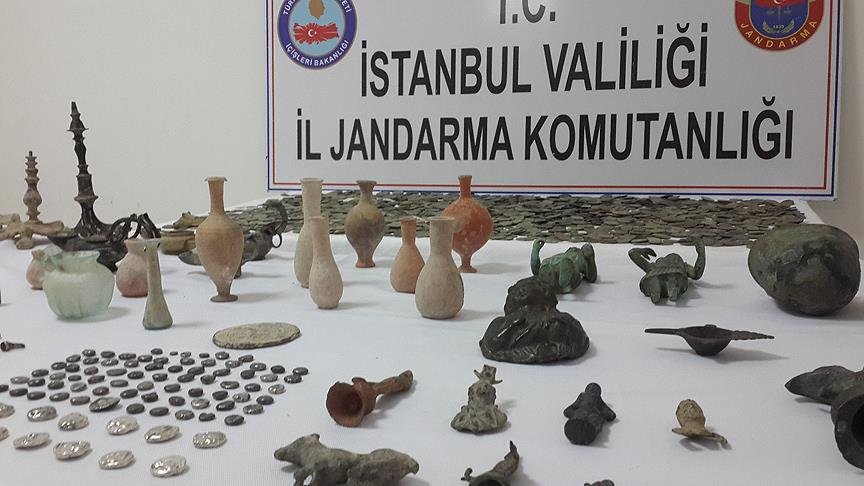 Roma ve Bizans dönemlerine ait bin 981 tarihi eser kurtarıldı