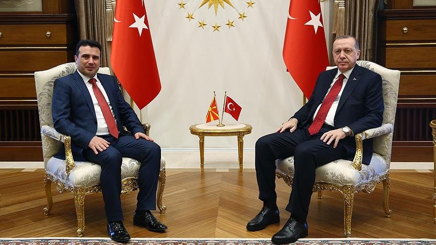 Erdoğan, Makedonya Başbakanı Zaev’i kabul etti