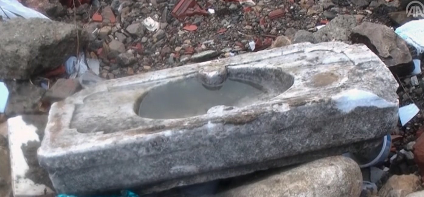 Roma dönemine ait parçalar bulundu