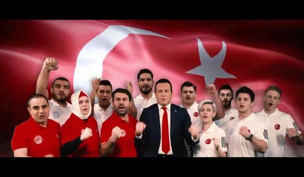 ASKİ Spor’dan Zeytin Dalı Harekatı’na destek klibi