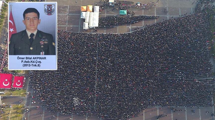 Afrin şehidi, Halisdemir adına bağışta bulunmuş