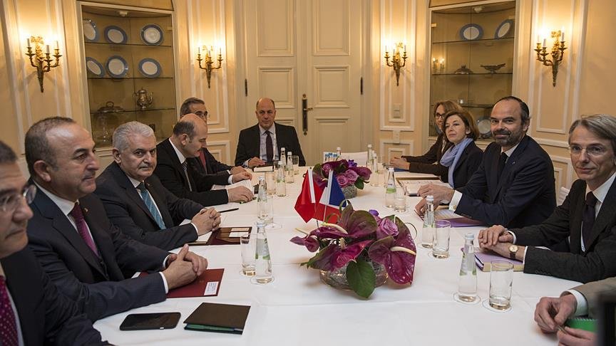 Yıldırım, Fransa Başbakanı Philippe ile görüştü