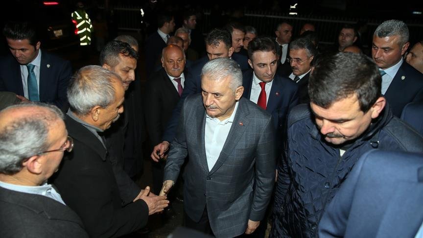 Başbakan Yıldırım’dan şehit ailelerine taziye ziyareti
