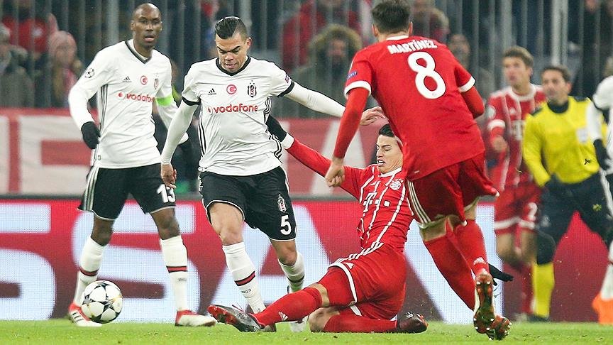 Beşiktaş Bayern Münih’e farklı yenildi
