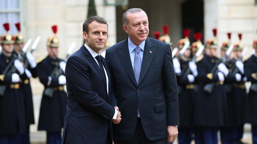 Cumhurbaşkanı Erdoğan, Macron ile telefonda görüştü