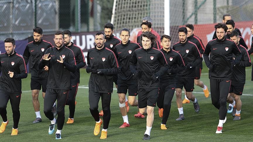 A Milli Takım, İrlanda Cumhuriyeti maçı hazırlıklarını sürdürdü