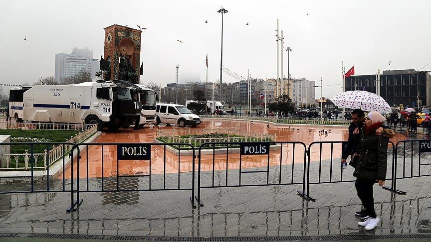 Taksim’de güvenlik önlemi