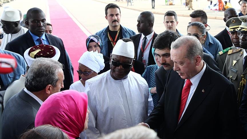 Cumhurbaşkanı Erdoğan Mali’ye geldi