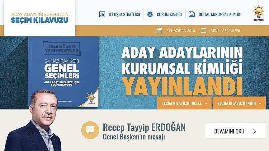 AK Parti’den 24 Haziran’a özel web sitesi