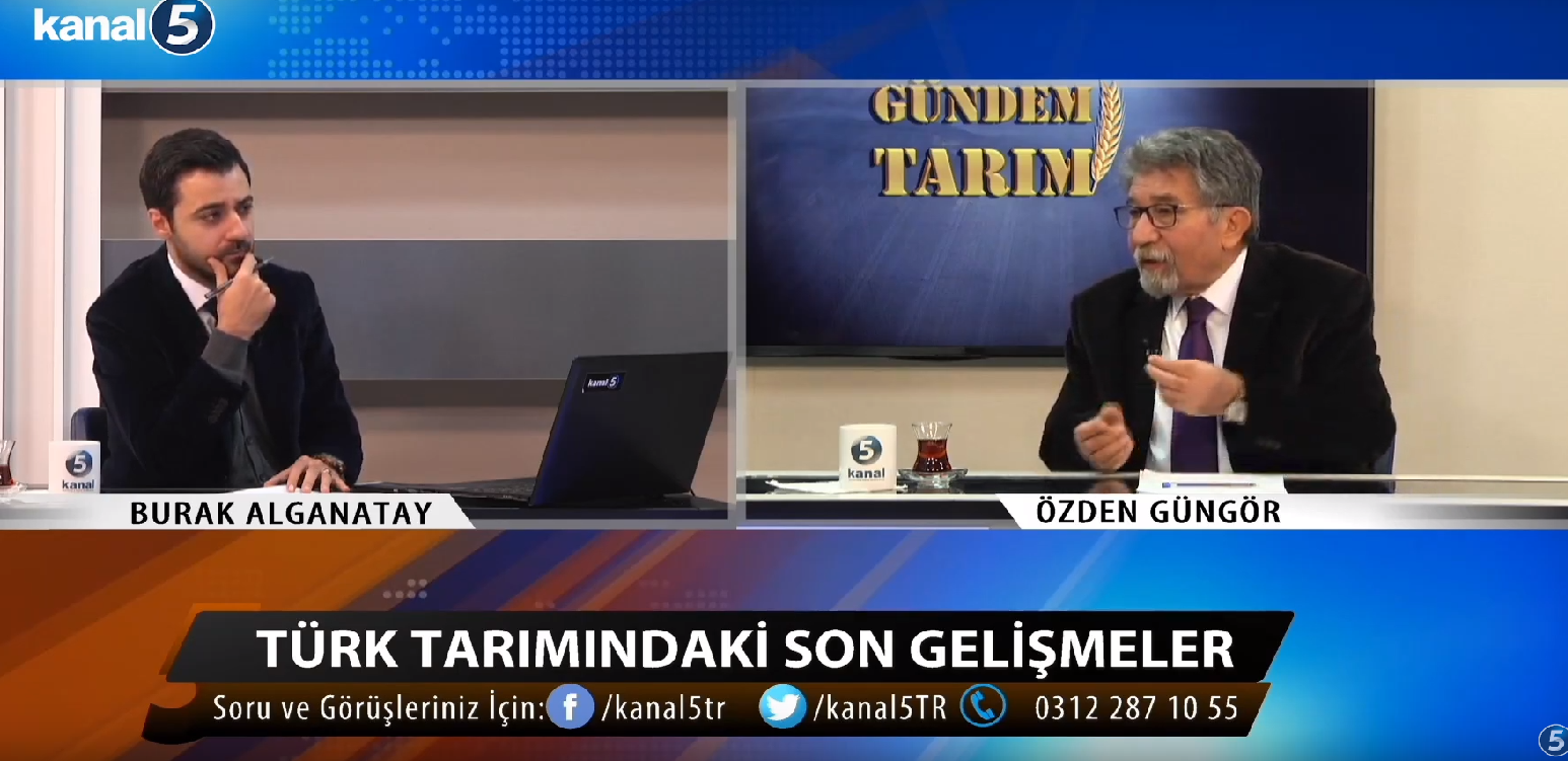 Ziraat Mühendisleri Odası Genel Başkanı Özden Güngör “Gündem Tarım”a Konuk Oldu