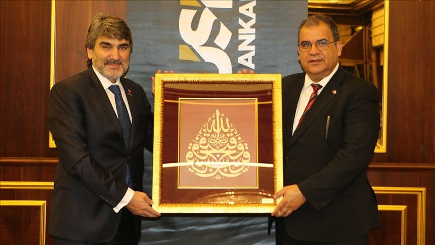 MÜSİAD Ankara üyeleri KKTC’li Bakan Faiz Sucuoğlu ile bir araya geldi