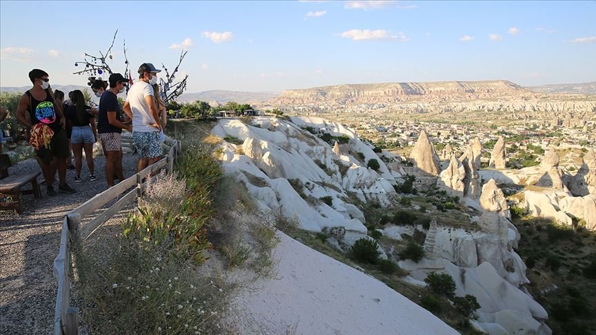 Kapadokya normalleşme sürecinde yabancı turistleri ağırlıyor