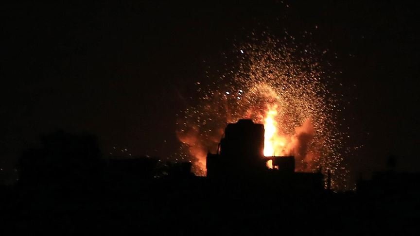 İsrail, Gazze’de Hamas’a ait bir noktayı vurdu