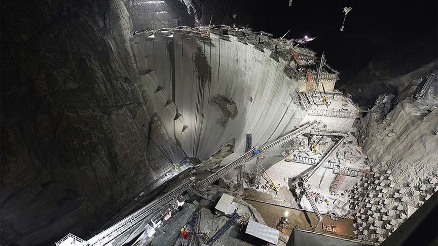 Yusufeli Barajı’nın yapımında son 50 metre