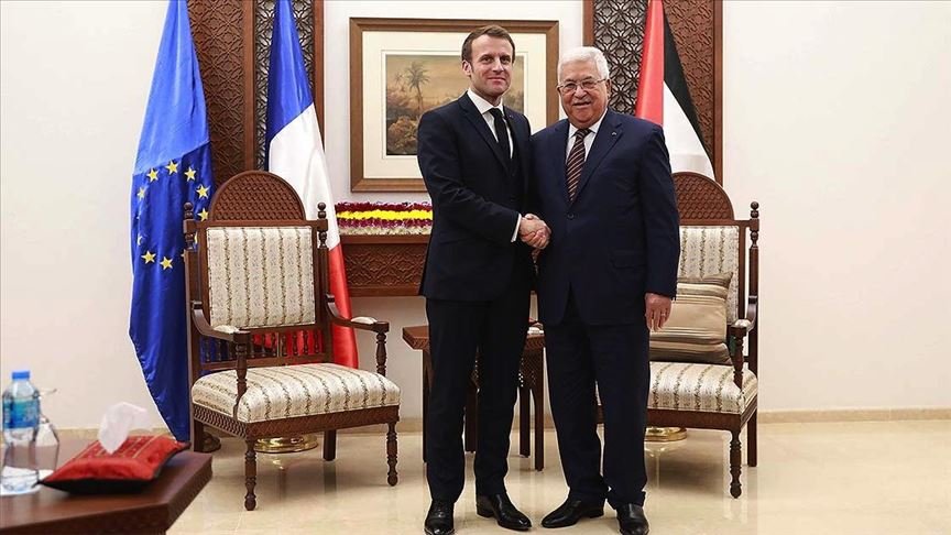 Fransa Cumhurbaşkanı Macron Filistin Devlet Başkanı Abbas’ı Paris’e davet etti