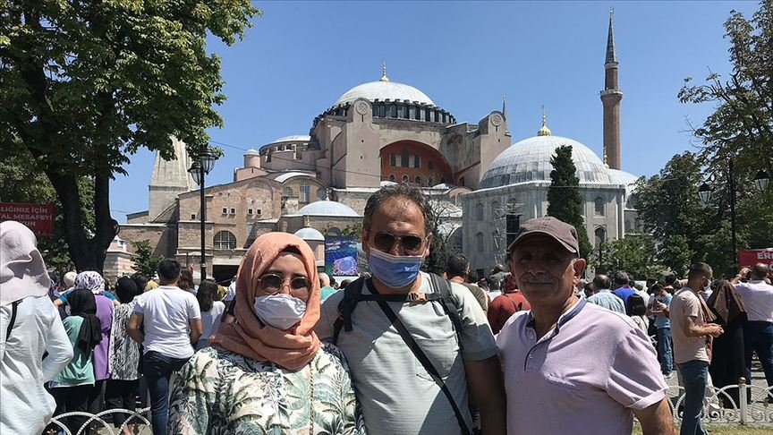 Ayasofya-i Kebir Cami-i Şerifi’ne Kurban Bayramı’nın 3. gününde de ilgi büyük