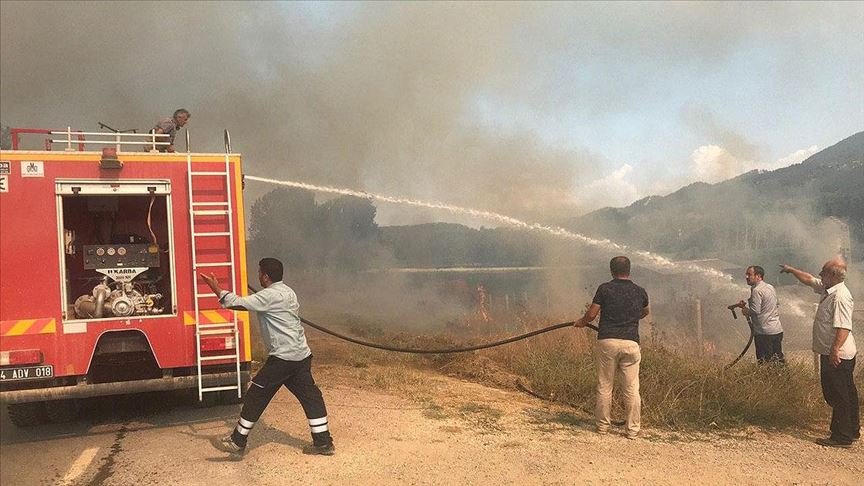 Sakarya’da orman yangını çıktı