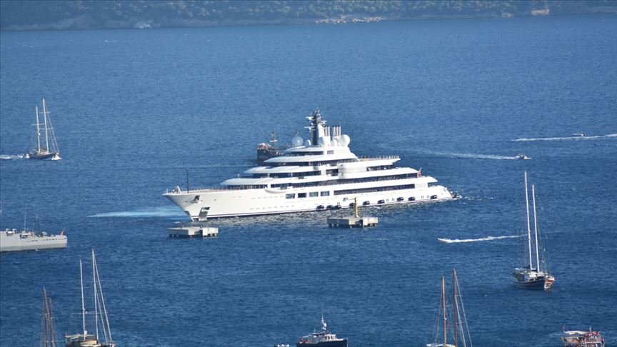 Mega yat ‘Scheherazade’ Bodrum’a demirledi