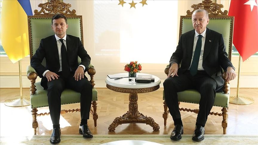 Cumhurbaşkanı Erdoğan ile Ukrayna Devlet Başkanı Zelenskiy görüştü