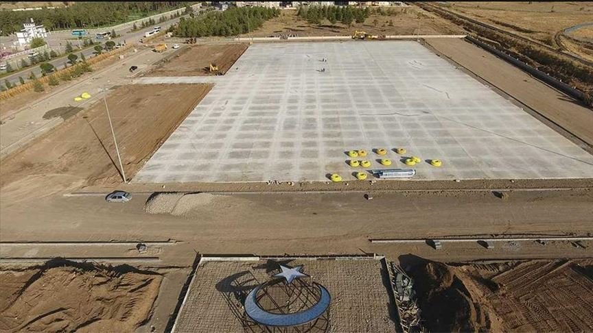 Erzurum’a 230 bin kişi kapasiteli miting alanı