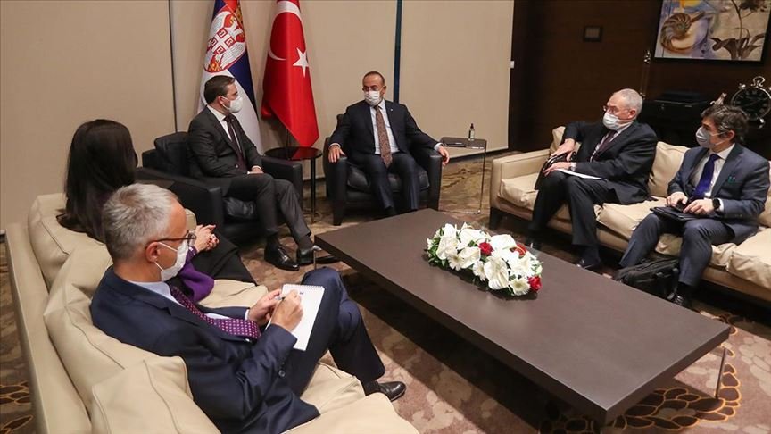 Çavuşoğlu, Kosova Başbakan Birinci Yardımcısı Tahiri ve Sırbistan Dışişleri Bakanı Selakovic’le görüştü