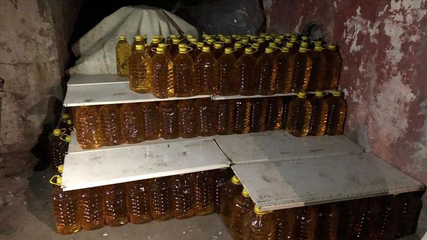 Tekirdağ’da 90,5 ton kaçak içki ele geçirildi