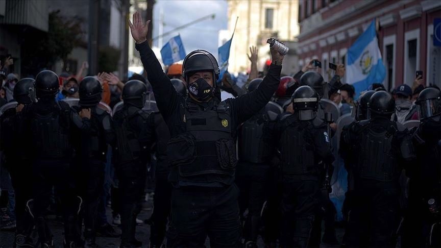 Guatemala’da hükümetin 2021 bütçesi protesto edildi