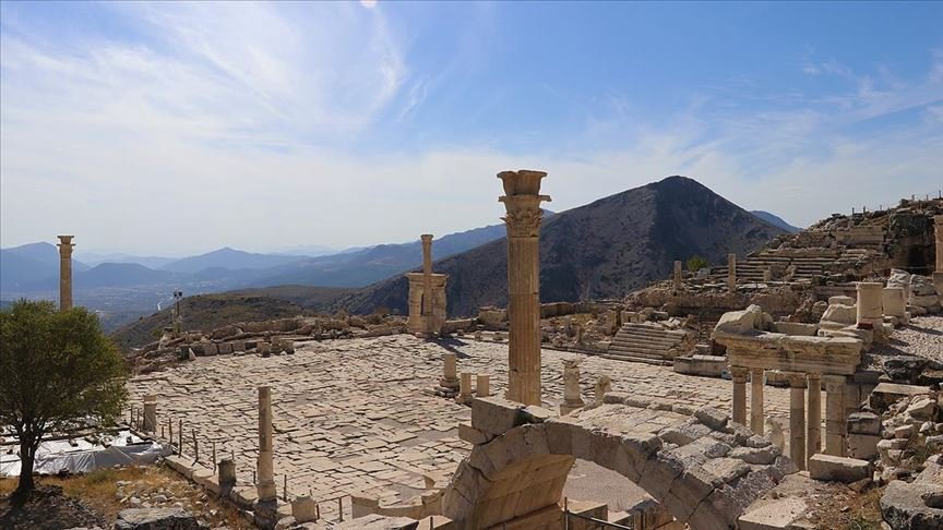 ‘Aşkların ve imparatorların şehri’ Sagalassos 5 ayda 30 bin ziyaretçi ağırladı