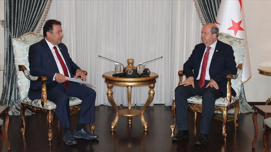 KKTC’de Saner hükümet kurma görevini Cumhurbaşkanı Tatar’a iade etti