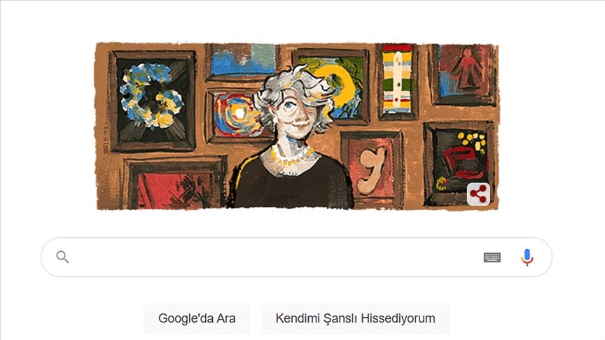 Google’dan gravür sanatçısı Aliye Berger’in 117. doğum gününe özel ‘doodle’