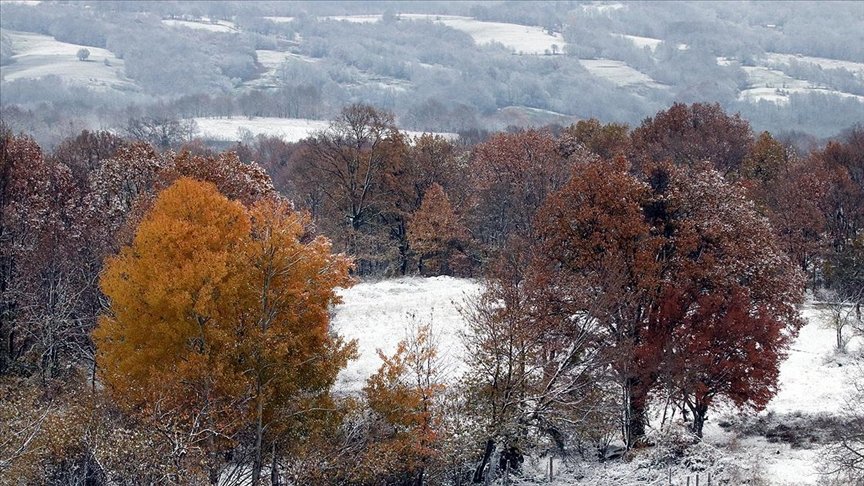 Yıldız Dağları ‘beyaz gelinliğini’ giydi