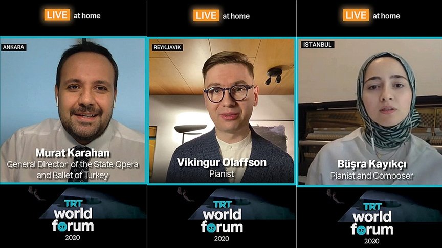 TRT World Forum 2020’de ‘Pandemi Zamanında Müziğin Gücü’ konuşuldu