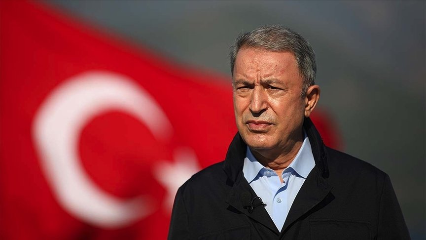 Bakan Akar: Azerbaycanlı kardeşlerimizin hakkını müdafaa görevimizi yerine getireceğiz