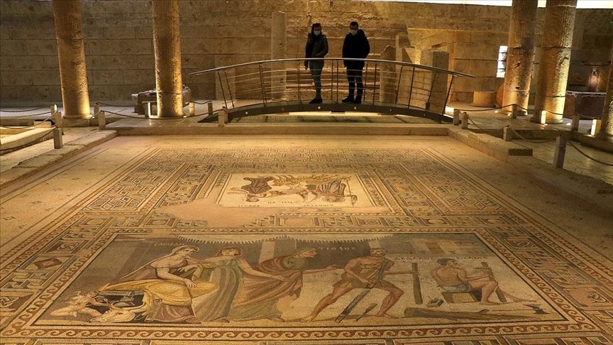 Zeugma Mozaik Müzesi’ni geçen yıl sanal ortamda 1 milyon kişi ziyaret etti