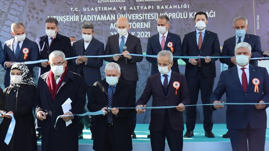 Adıyaman’ın trafik yoğunluğunu azaltacak kavşak hizmete açıldı