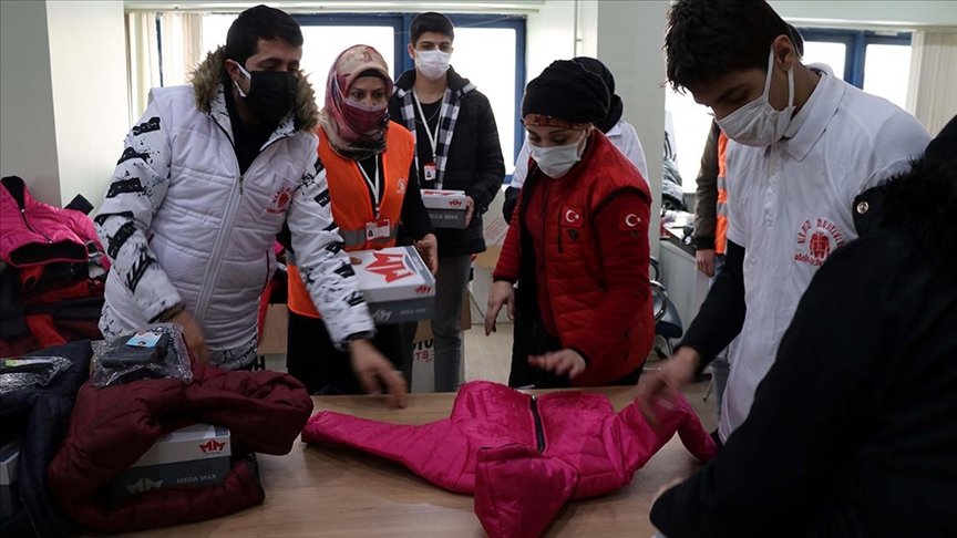 ‘da depremzede 1023 çocuğu ısıtacak yardım