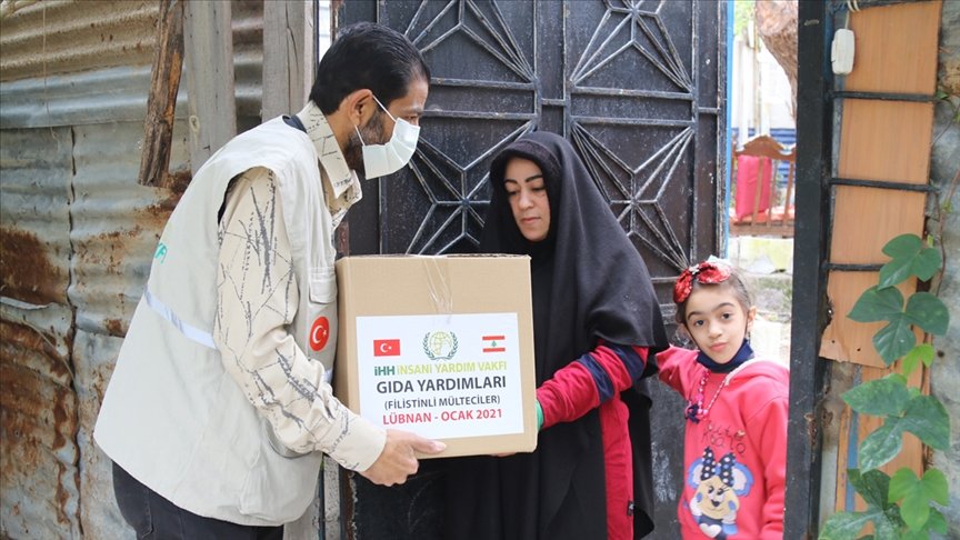 İHH’dan Lübnan’daki 150’den fazla Filistinli mülteci aileye insani yardım