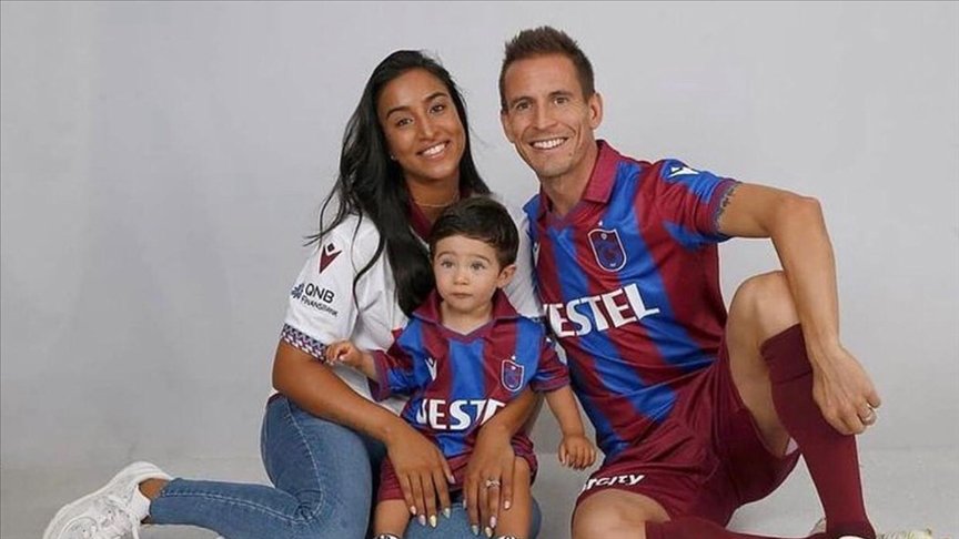 Trabzonspor ile yolları ayrılan Pereira ve eşi Natacha Esmail’den teşekkür mesajı