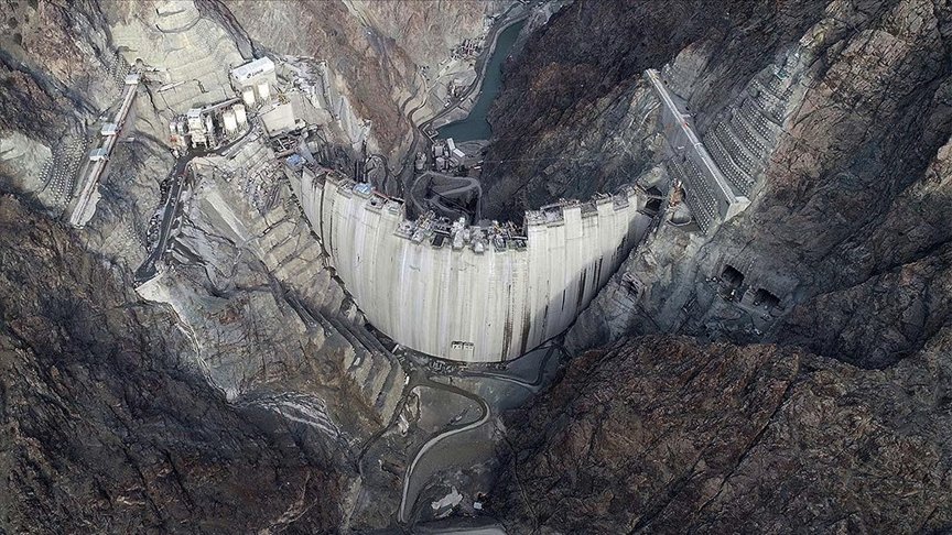 Yusufeli Barajı gövde inşaatının yüzde 96’sı tamamlandı