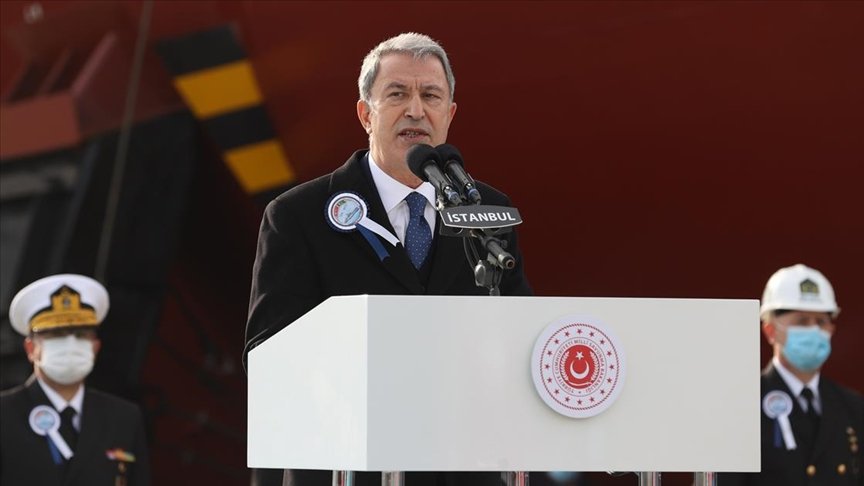 Bakan Akar: Yunanistan’la yapacağımız görüşmelerle meselelerin hukuk çerçevesinde ele alınmasını umuyoruz