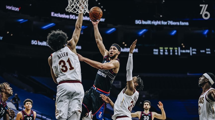 NBA’de Cleveland Cavaliers, lider Philadelphia 76ers’ı uzatmada yendi