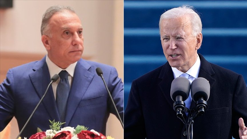 Biden ile Kazımi Irak’taki son roket saldırılarını görüştü