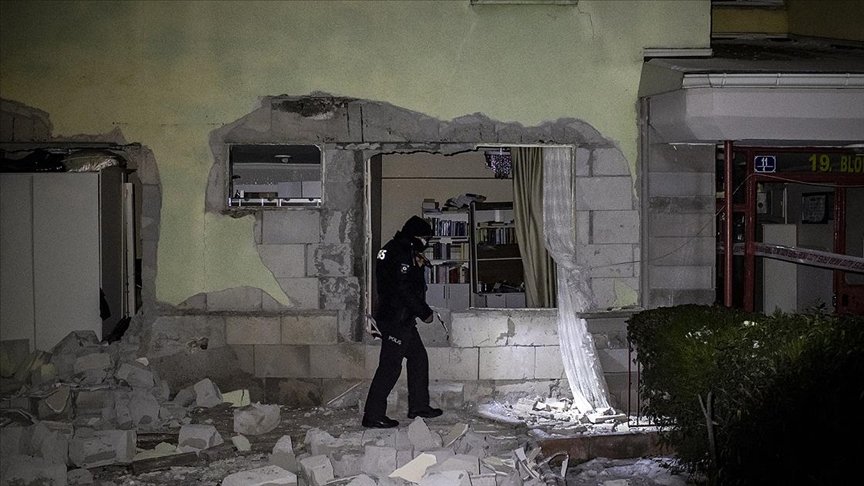 Başkentte apartmanda doğal gaz patlaması: 2 yaralı