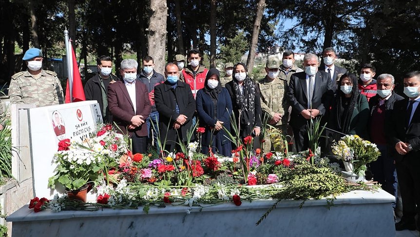 İdlib’de geçen yıl şehit olan askerler Hatay’da anıldı