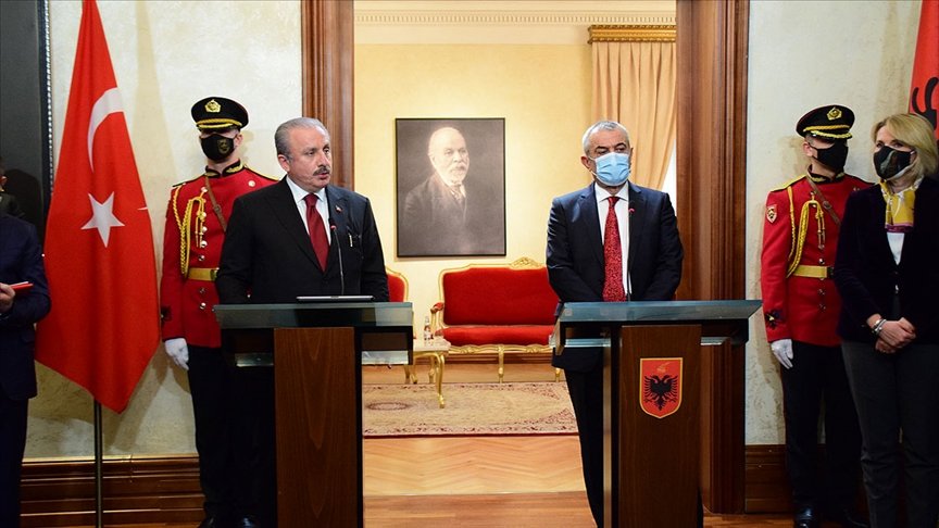 TBMM Başkanı Şentop: FETÖ’nün Türkiye-Arnavutluk ilişkilerini zehirlemesine asla izin vermeyeceğiz
