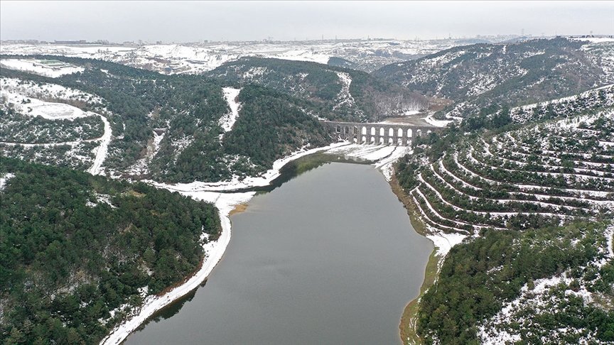 Kar yağışının ardından İstanbul’a su sağlayan barajlardaki doluluk oranı artıyor