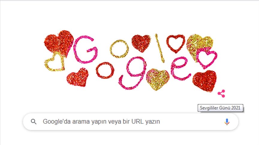 Google’dan Sevgililer Günü’ne özel doodle