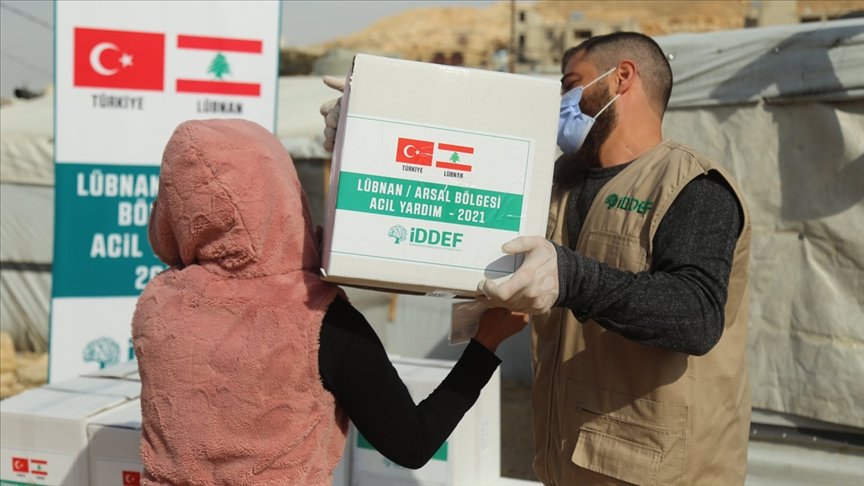 İDDEF’ten Lübnan’daki Suriyelilere gıda yardımı